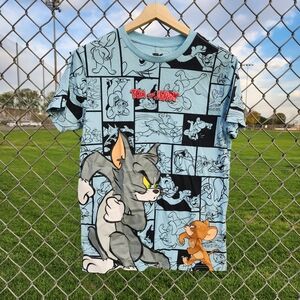 Tom & Jerry Graphic T-Shirt - Blue